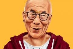 His Holiness the Dalai Lama by Amit Shimoni.