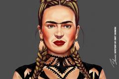 Frida Kahlo by Amit Shimoni.