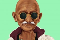 Mahatma Gandhi by Amit Shimoni.