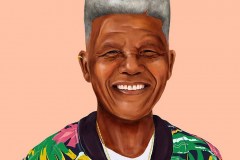 Nelson Mandela by Amit Shimoni.