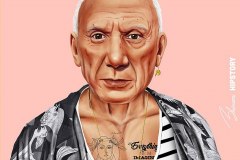 Pablo Picasso by Amit Shimoni.