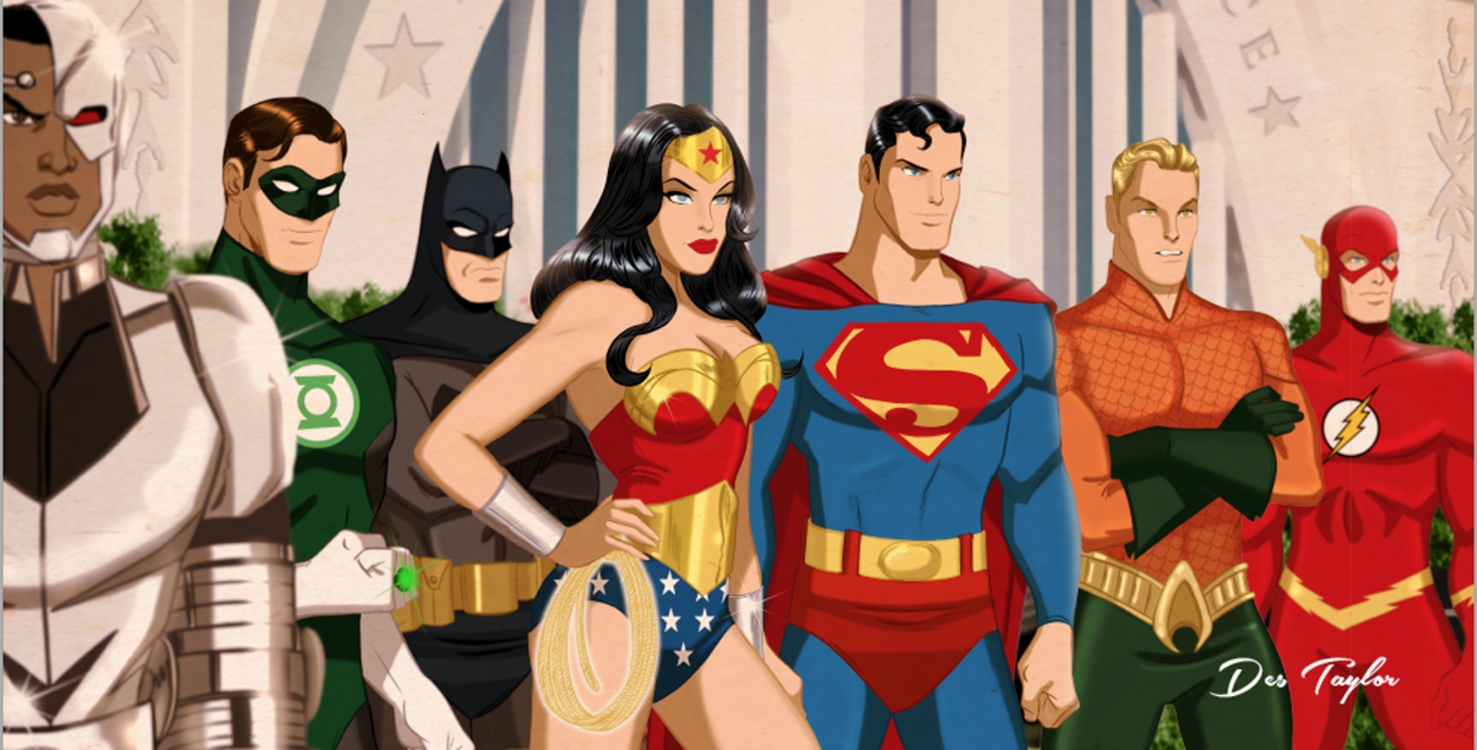 The Justice League by Des Taylor