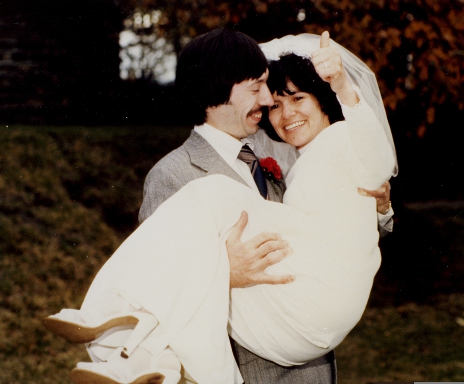 John and Marina Chapman wedding day | Photo courtesy of Marina Chapman.