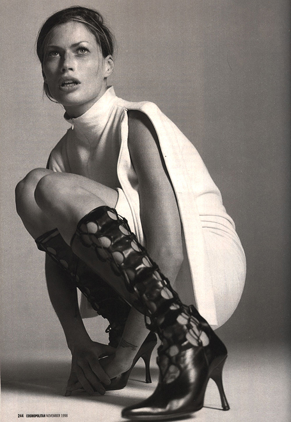 Cosmopolitan US November 1998 | Photographer: Tiziano Magni @ Print & Contact | Stylist: Enna Halie | Makeup: Yuki Wada | Hair: Dennis Lanni